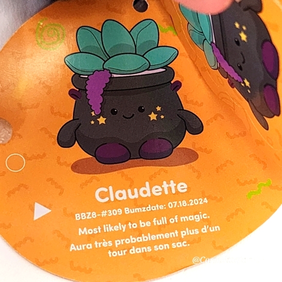 🎃 CLAUDETTE 🪄 Witch's Couldron Bum Bumz Spooky Series Halloween 2024 Bum Bumz - Picture 4 of 9